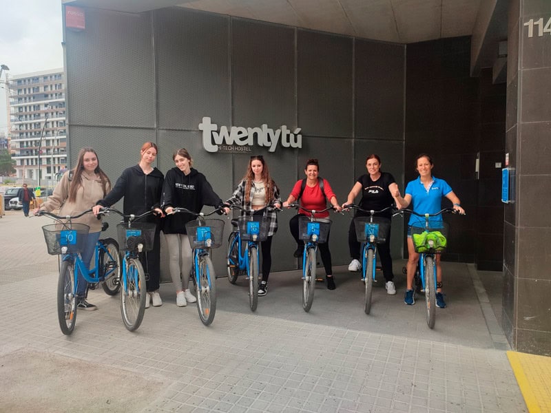 Tour en bicicleta en grupo